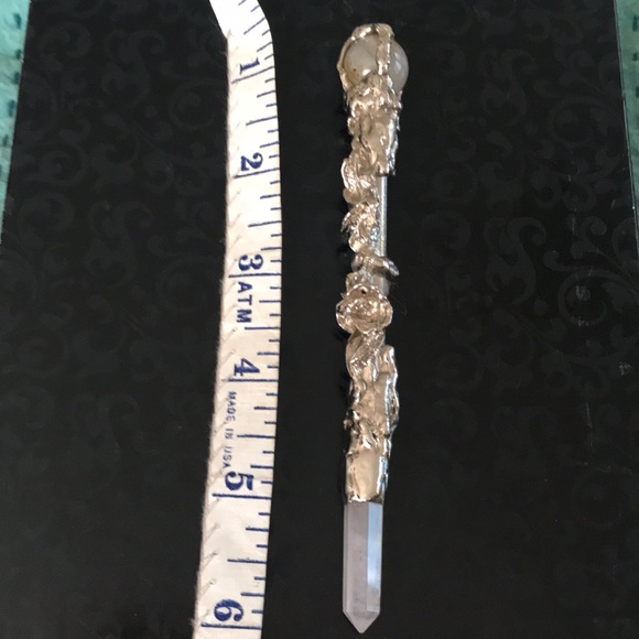 Handmade “Lord of the Rings”- style mini wand ,crystal fantasy wizard elf WOW! - Picture 7 of 12